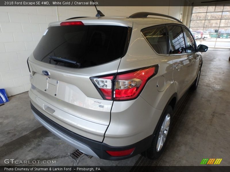 White Gold / Charcoal Black 2018 Ford Escape SE 4WD