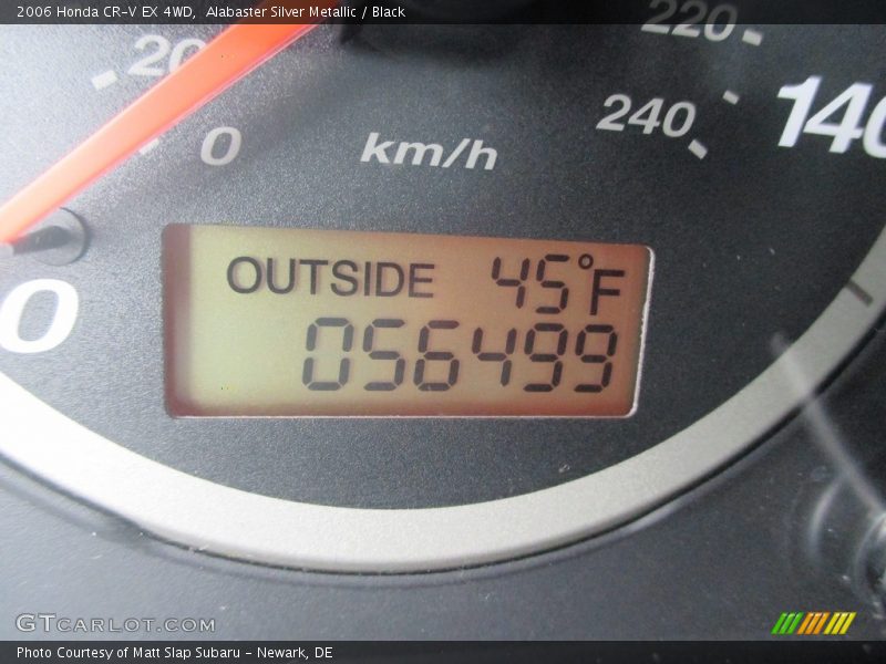 Alabaster Silver Metallic / Black 2006 Honda CR-V EX 4WD