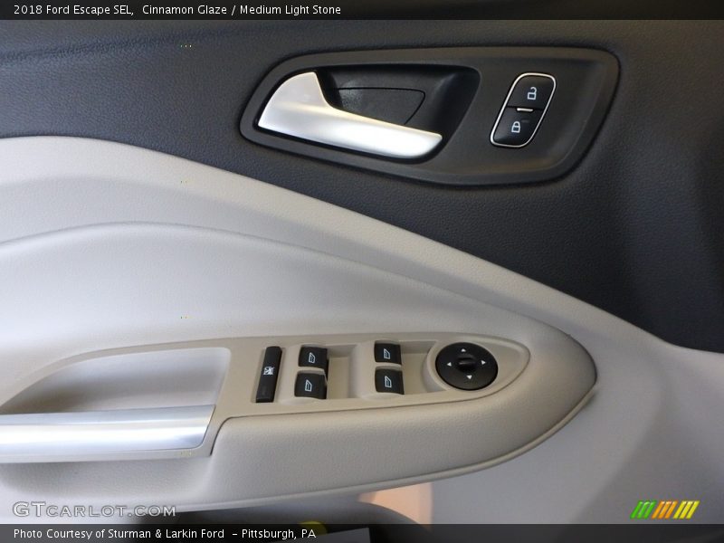 Cinnamon Glaze / Medium Light Stone 2018 Ford Escape SEL