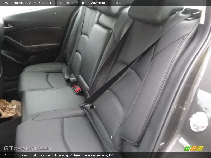 Machine Gray Metallic / Black 2018 Mazda MAZDA3 Grand Touring 4 Door