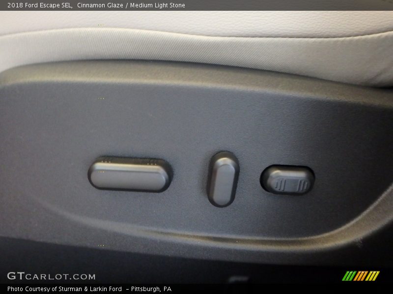 Cinnamon Glaze / Medium Light Stone 2018 Ford Escape SEL