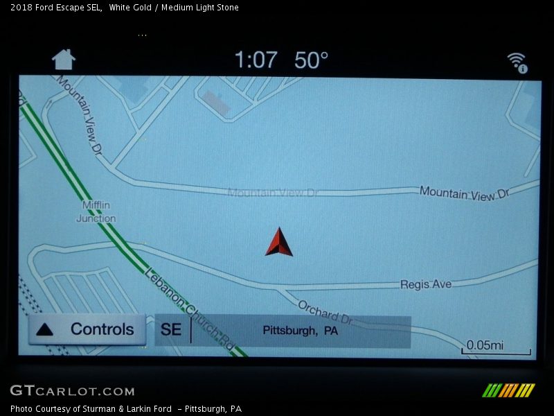 White Gold / Medium Light Stone 2018 Ford Escape SEL