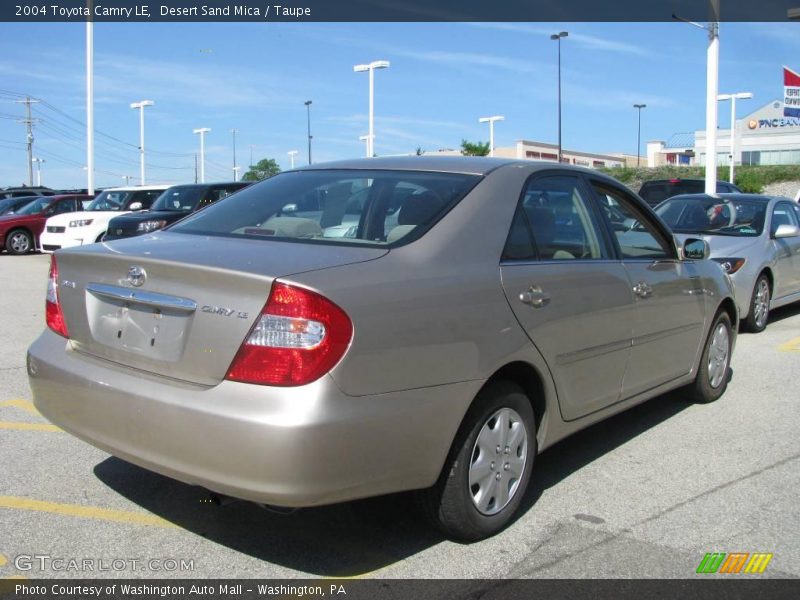 Desert Sand Mica / Taupe 2004 Toyota Camry LE