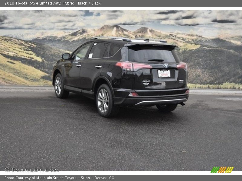 Black / Black 2018 Toyota RAV4 Limited AWD Hybrid