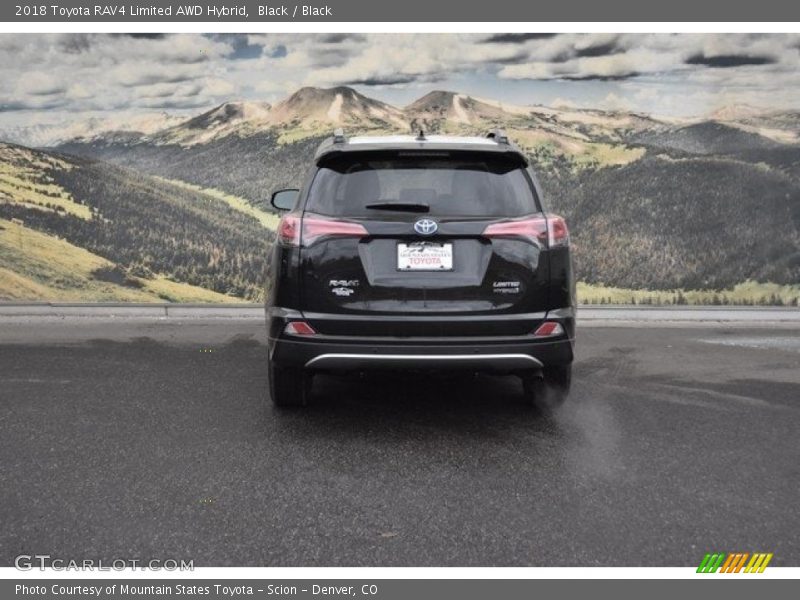 Black / Black 2018 Toyota RAV4 Limited AWD Hybrid