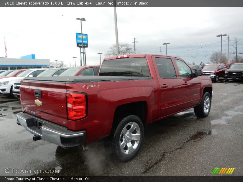 Cajun Red Tintcoat / Jet Black 2018 Chevrolet Silverado 1500 LT Crew Cab 4x4