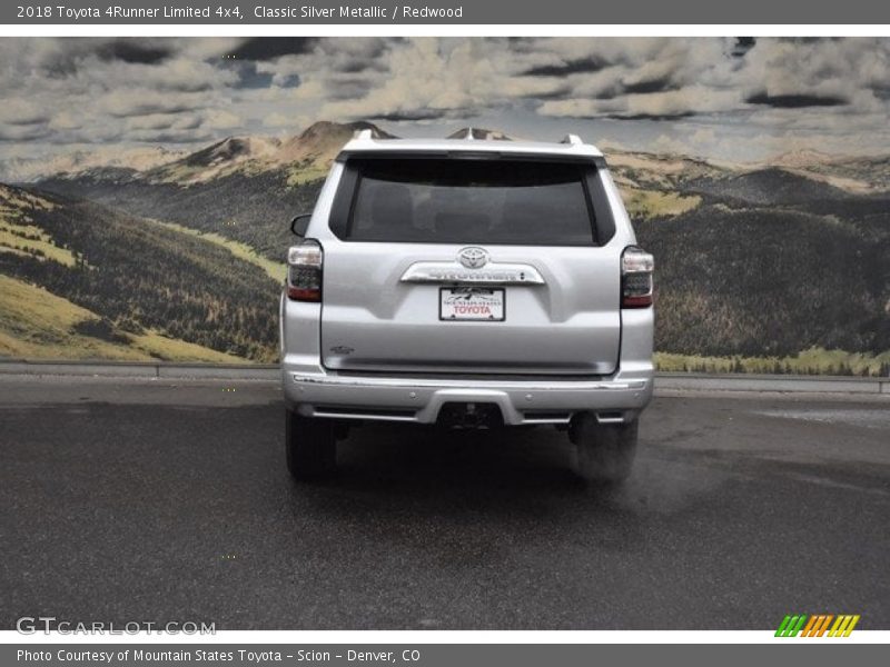 Classic Silver Metallic / Redwood 2018 Toyota 4Runner Limited 4x4