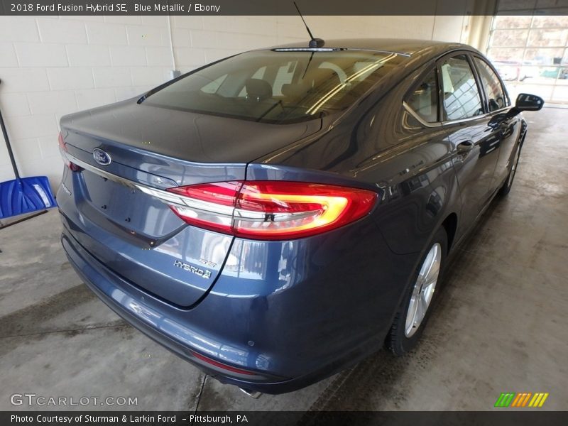 Blue Metallic / Ebony 2018 Ford Fusion Hybrid SE