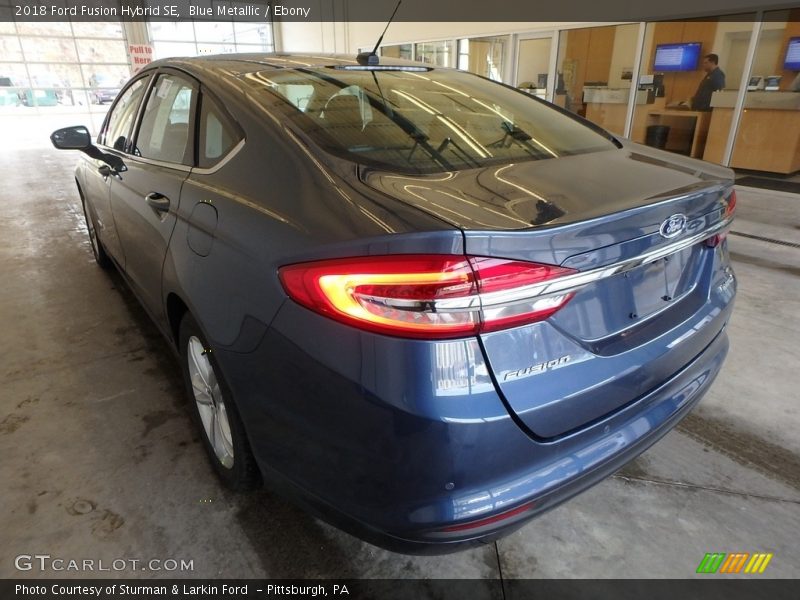 Blue Metallic / Ebony 2018 Ford Fusion Hybrid SE