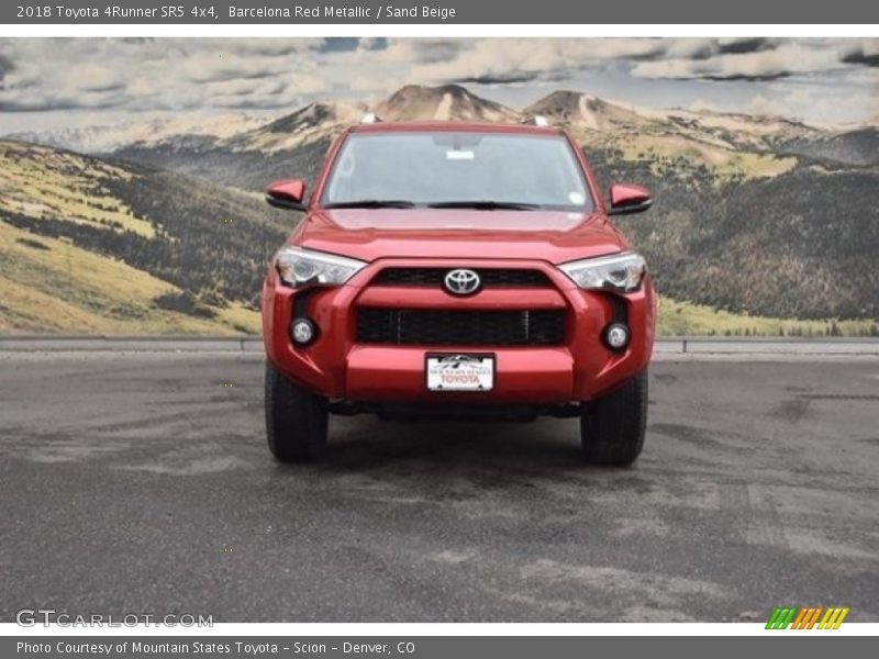 Barcelona Red Metallic / Sand Beige 2018 Toyota 4Runner SR5 4x4