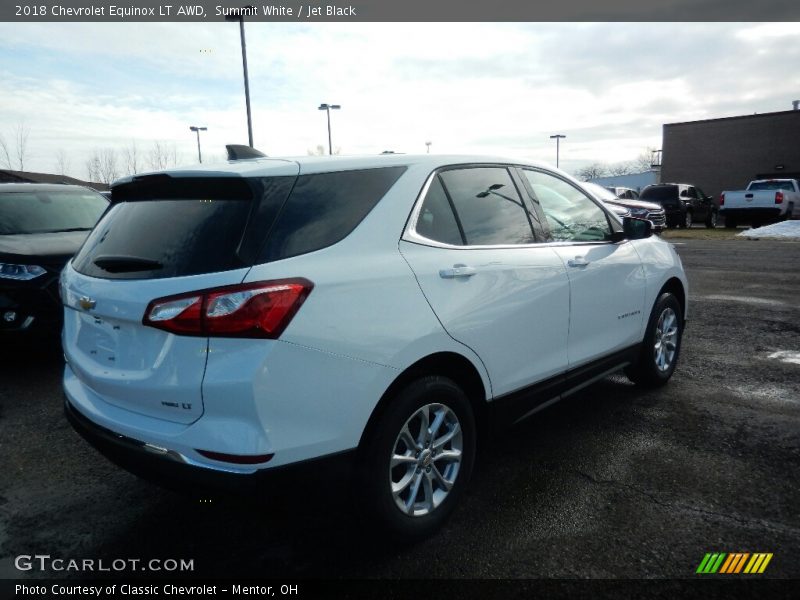 Summit White / Jet Black 2018 Chevrolet Equinox LT AWD