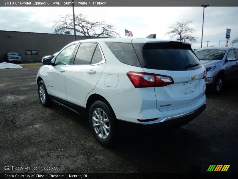 Summit White / Jet Black 2018 Chevrolet Equinox LT AWD