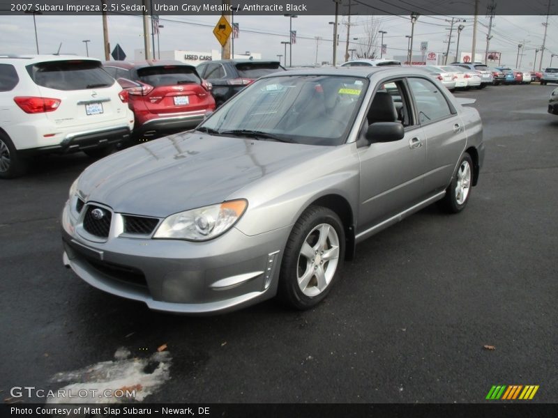 Urban Gray Metallic / Anthracite Black 2007 Subaru Impreza 2.5i Sedan