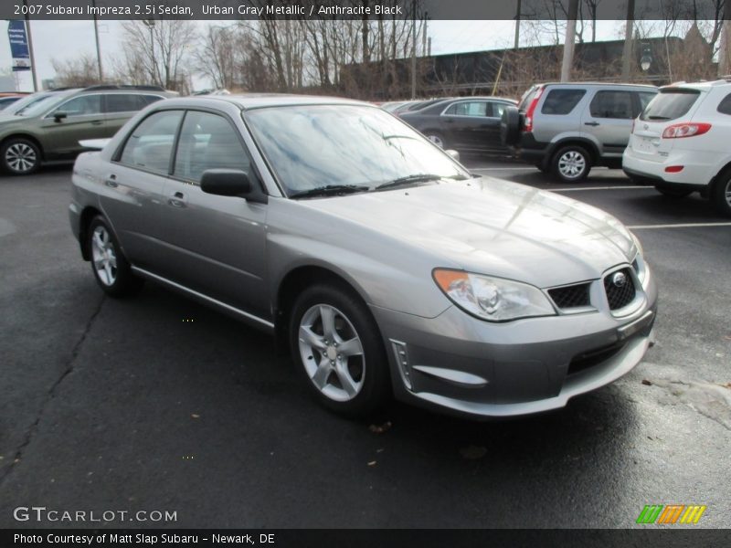Urban Gray Metallic / Anthracite Black 2007 Subaru Impreza 2.5i Sedan