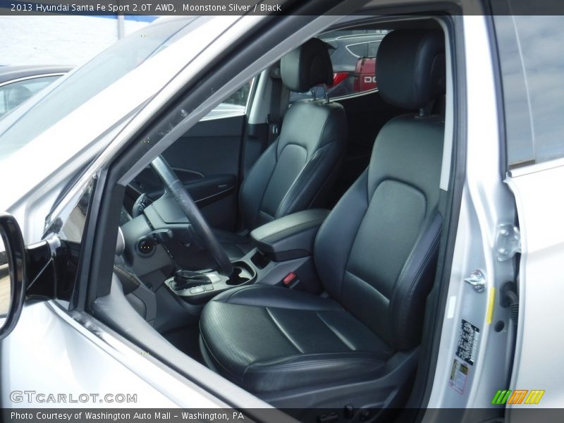 Moonstone Silver / Black 2013 Hyundai Santa Fe Sport 2.0T AWD