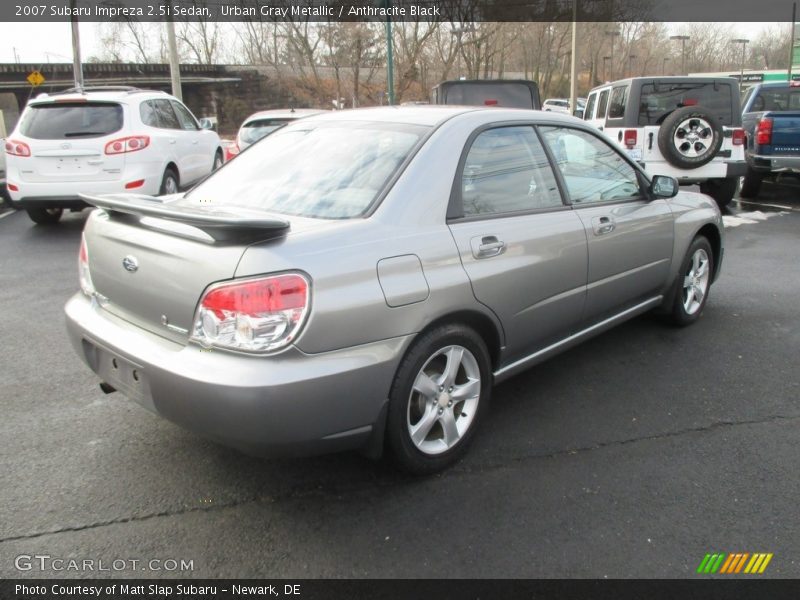 Urban Gray Metallic / Anthracite Black 2007 Subaru Impreza 2.5i Sedan