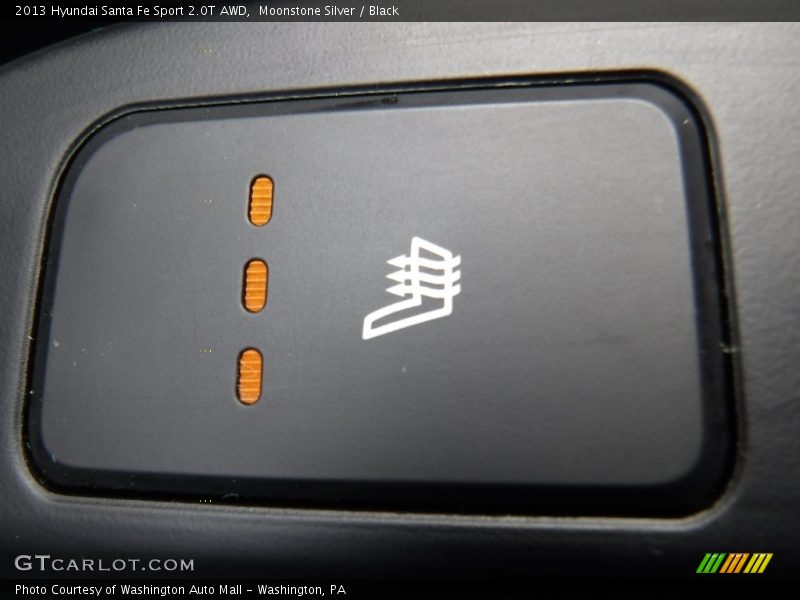 Moonstone Silver / Black 2013 Hyundai Santa Fe Sport 2.0T AWD