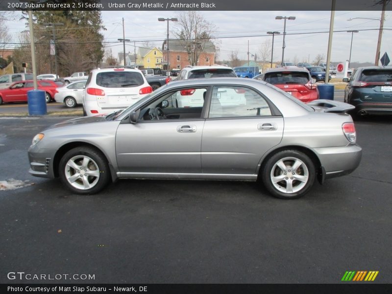 Urban Gray Metallic / Anthracite Black 2007 Subaru Impreza 2.5i Sedan