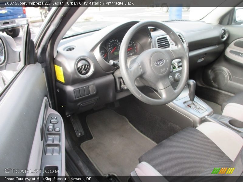 Urban Gray Metallic / Anthracite Black 2007 Subaru Impreza 2.5i Sedan
