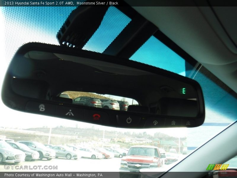 Moonstone Silver / Black 2013 Hyundai Santa Fe Sport 2.0T AWD