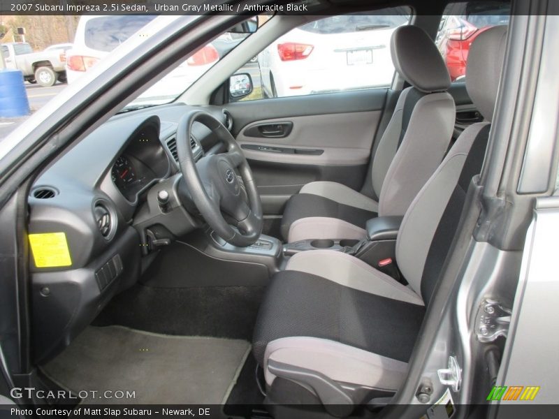 Urban Gray Metallic / Anthracite Black 2007 Subaru Impreza 2.5i Sedan
