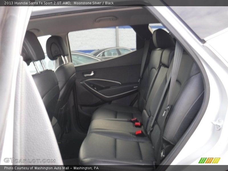 Moonstone Silver / Black 2013 Hyundai Santa Fe Sport 2.0T AWD