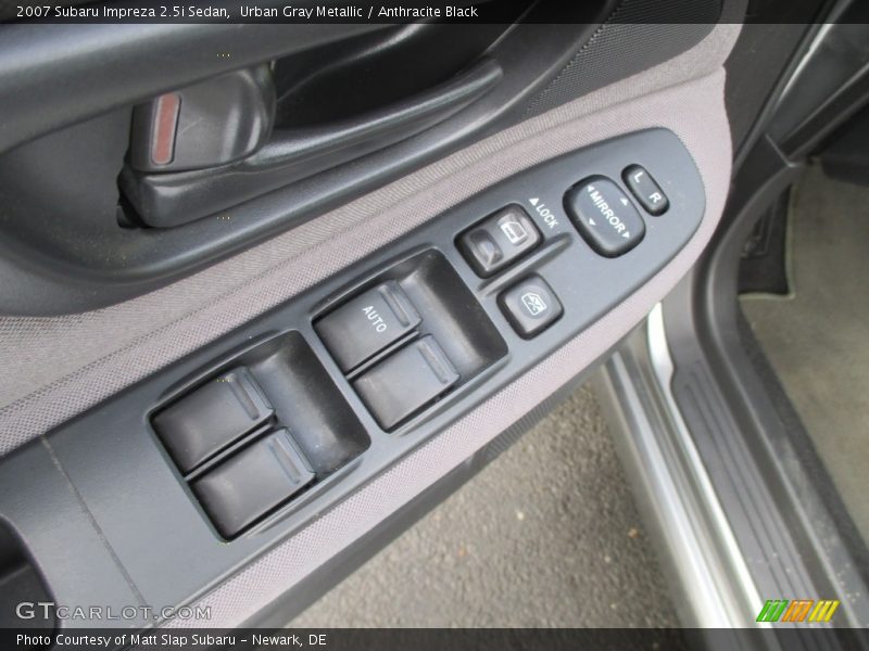 Urban Gray Metallic / Anthracite Black 2007 Subaru Impreza 2.5i Sedan