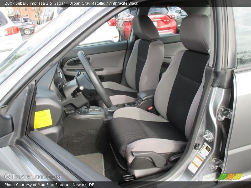 Urban Gray Metallic / Anthracite Black 2007 Subaru Impreza 2.5i Sedan