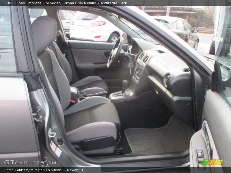 Urban Gray Metallic / Anthracite Black 2007 Subaru Impreza 2.5i Sedan