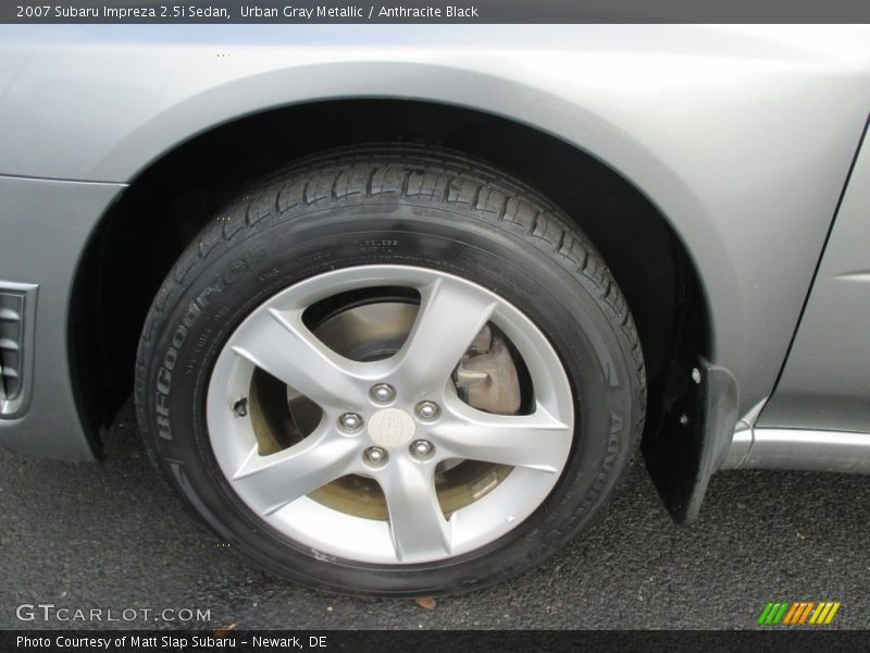 Urban Gray Metallic / Anthracite Black 2007 Subaru Impreza 2.5i Sedan