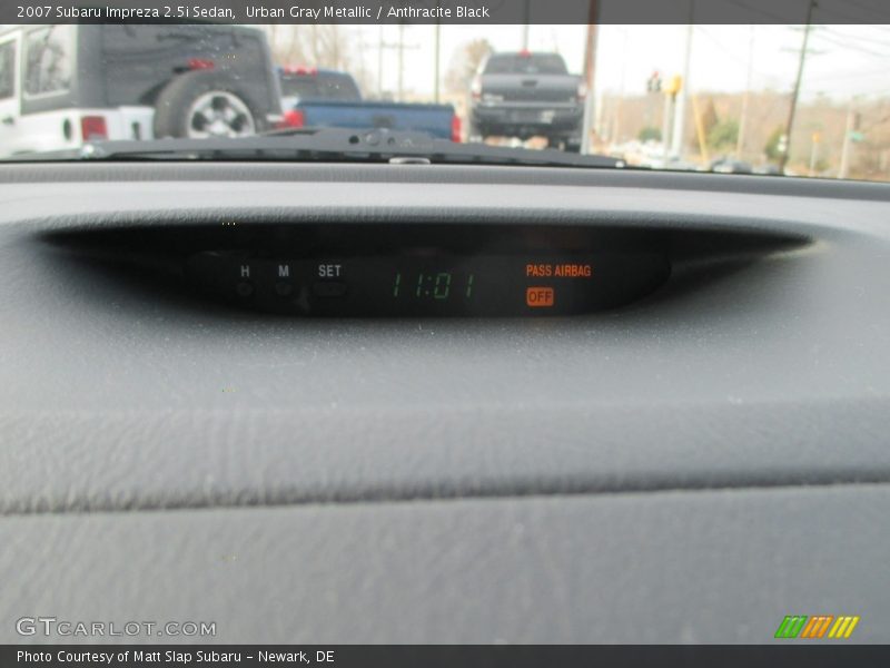Urban Gray Metallic / Anthracite Black 2007 Subaru Impreza 2.5i Sedan