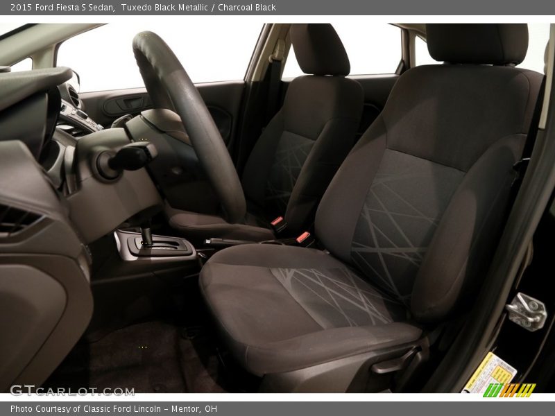 Tuxedo Black Metallic / Charcoal Black 2015 Ford Fiesta S Sedan