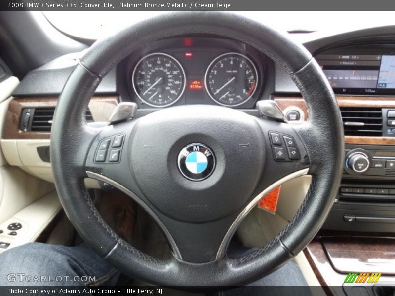 Platinum Bronze Metallic / Cream Beige 2008 BMW 3 Series 335i Convertible