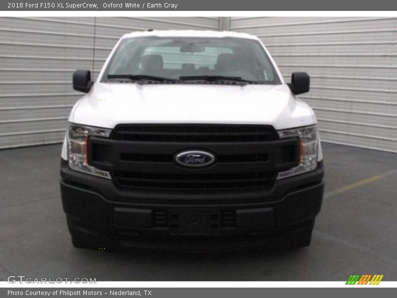 Oxford White / Earth Gray 2018 Ford F150 XL SuperCrew
