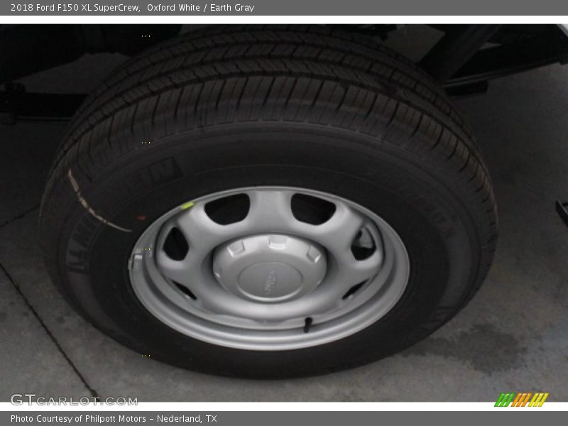 Oxford White / Earth Gray 2018 Ford F150 XL SuperCrew