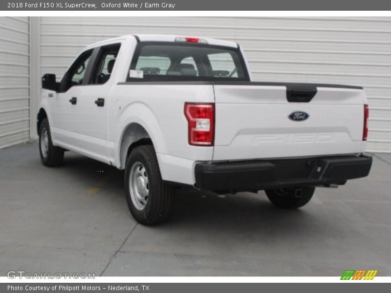 Oxford White / Earth Gray 2018 Ford F150 XL SuperCrew