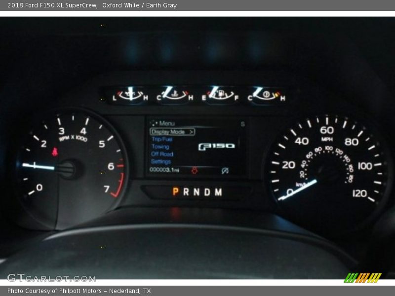 Oxford White / Earth Gray 2018 Ford F150 XL SuperCrew