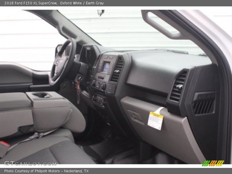 Oxford White / Earth Gray 2018 Ford F150 XL SuperCrew