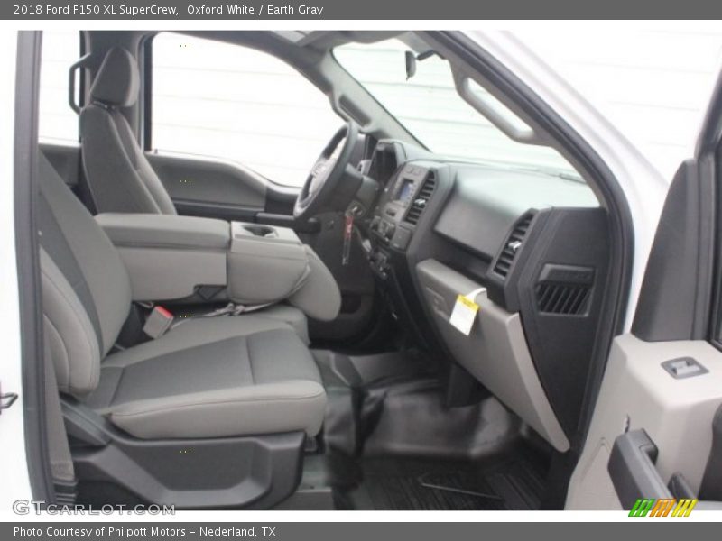Oxford White / Earth Gray 2018 Ford F150 XL SuperCrew