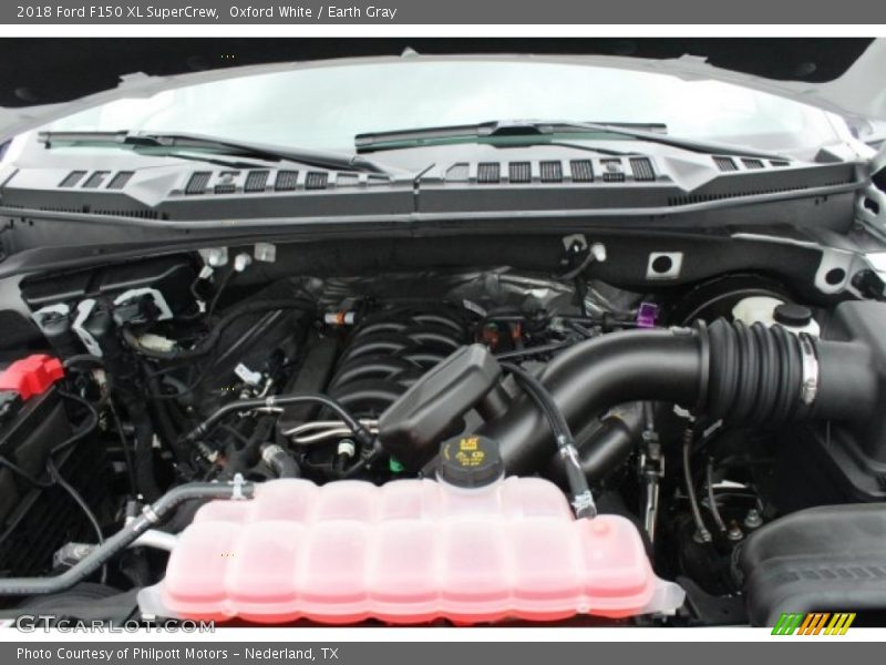 Oxford White / Earth Gray 2018 Ford F150 XL SuperCrew