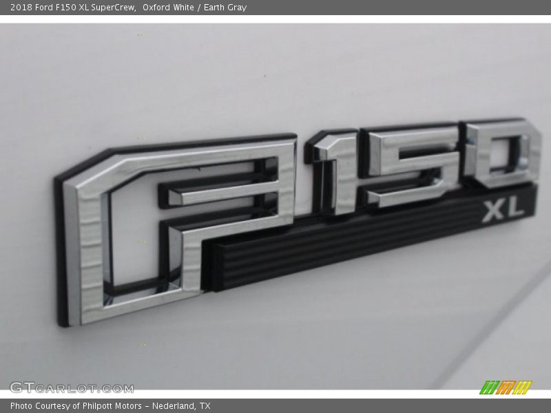 Oxford White / Earth Gray 2018 Ford F150 XL SuperCrew