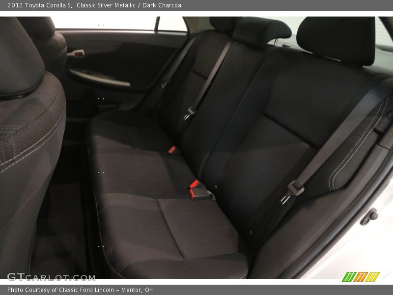 Classic Silver Metallic / Dark Charcoal 2012 Toyota Corolla S