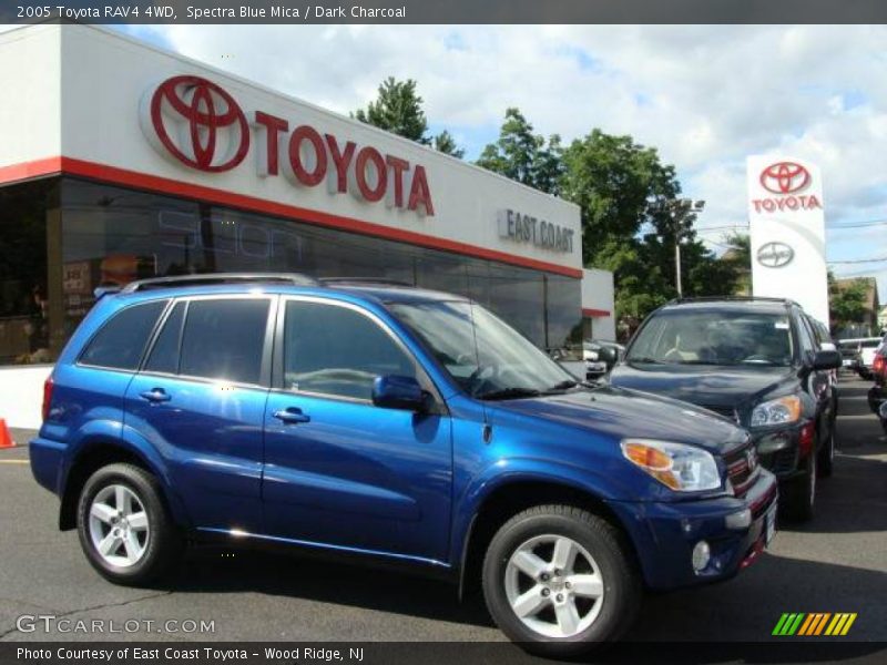 Spectra Blue Mica / Dark Charcoal 2005 Toyota RAV4 4WD