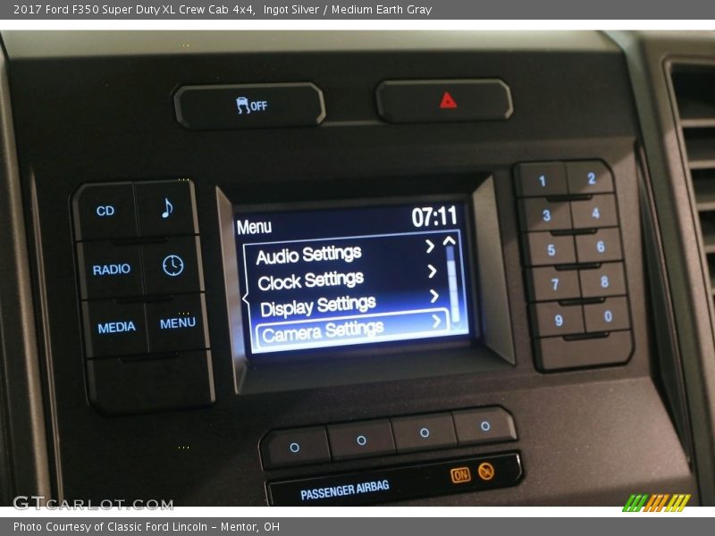 Ingot Silver / Medium Earth Gray 2017 Ford F350 Super Duty XL Crew Cab 4x4