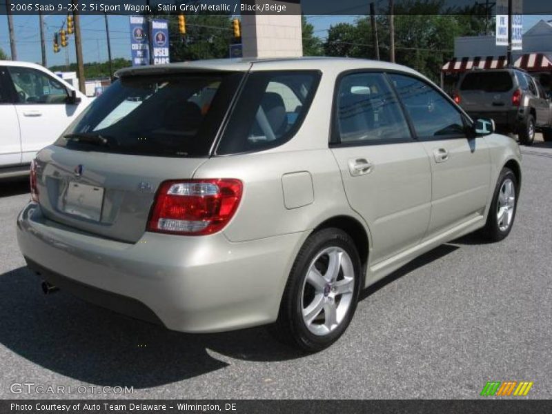 Satin Gray Metallic / Black/Beige 2006 Saab 9-2X 2.5i Sport Wagon