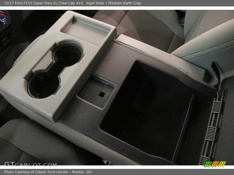 Ingot Silver / Medium Earth Gray 2017 Ford F350 Super Duty XL Crew Cab 4x4