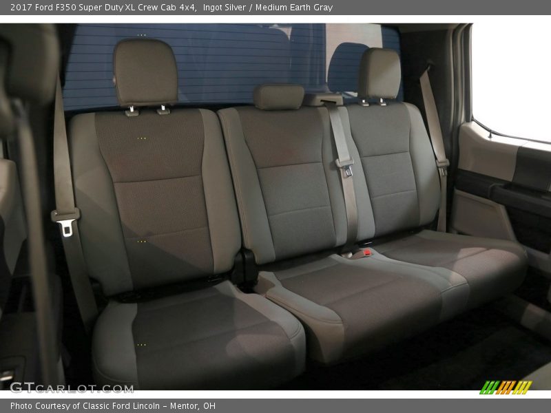 Ingot Silver / Medium Earth Gray 2017 Ford F350 Super Duty XL Crew Cab 4x4