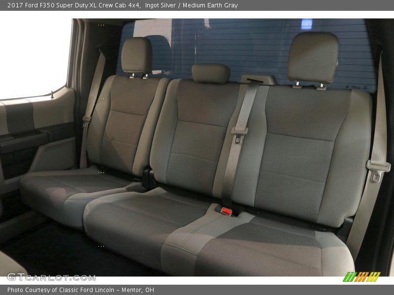 Ingot Silver / Medium Earth Gray 2017 Ford F350 Super Duty XL Crew Cab 4x4