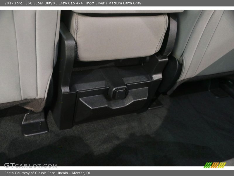Ingot Silver / Medium Earth Gray 2017 Ford F350 Super Duty XL Crew Cab 4x4