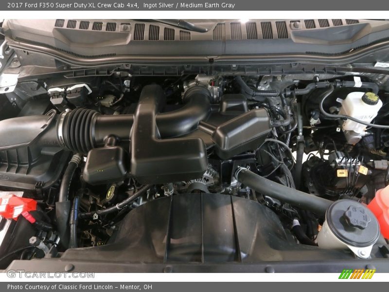 Ingot Silver / Medium Earth Gray 2017 Ford F350 Super Duty XL Crew Cab 4x4